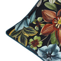 Teal - Pack Shot - Evans Lichfield Midnight Garden Aquilegia Cushion Cover