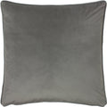 Steel Grey - Front - Evans Lichfield Opulence Velveteen Cushion Cover