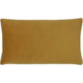 Saffron - Front - Evans Lichfield Sunningdale Velvet Rectangular Cushion Cover