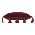 Berry - Back - Furn Medina Velvet Tassel Cushion Cover