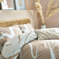 Natural - Side - Furn Sinarama Abstract Duvet Cover Set