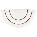 White-Clay - Front - Furn Semi-Circle Bath Mat