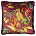 Berry - Front - Paoletti Cahala Tropical Cushion Cover