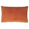 Rust - Front - Furn Mahal Geometric Cushion Cover