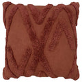 Red - Front - Furn Kamjo Tufted Geometric Cushion Cover