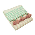 Mint-Pink - Front - Furn Banda Tassel Throw