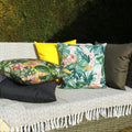 Mustard Yellow - Back - Furn Medinilla Square Outdoor Cushion Cover