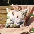 Blush-Forest - Lifestyle - Evans Lichfield Crane Outdoor Cushion Cover