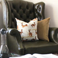 Cream-Brown - Lifestyle - Evans Lichfield Country Hare Cushion Cover