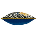 Royal Blue-Teal - Side - Furn Serpentine Animal Print Cushion Cover