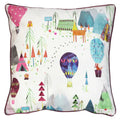 Candyfloss Pink-Brown - Front - Prestigious Textiles Away We Go Kids Cushion Cover