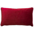 Burgundy-Off White - Back - Evans Lichfield Mirrored Hare Cushion Cover