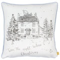 White-Grey - Front - Furn Midwinter Toile Christmas Cushion Cover