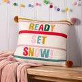 Multicoloured - Lifestyle - Furn Ready Set Snow Pom Pom Cushion Cover