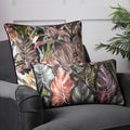 Aubergine - Side - Wylder Mogori Wild Medinilla Cushion Cover