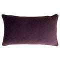 Aubergine - Back - Wylder Mogori Leaf Cushion Cover