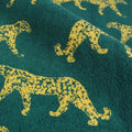 Teal-Yellow - Back - Furn Leopard Jacquard Hand Towel