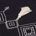 Black - Lifestyle - Furn Pritta Tassel Cushion Cover