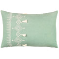 Eucalyptus - Front - Furn Pritta Tassel Cushion Cover