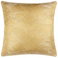 Gold - Front - Seymour Jacquard Embroidered Cushion Cover