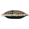 Green - Lifestyle - Paoletti Oromo Fringe Cushion Cover