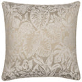 Natural - Front - Wylder Bali Jacquard Botanical Cushion Cover