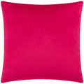 Pink-Red - Back - Heya Home Big Love Velvet Cushion Cover