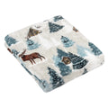 White-Blue - Front - Furn Arcticus Fleece Throw