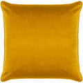 Yellow - Back - Wylder Manor Piped Velvet Bee Cushion Cover