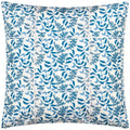 Blue - Front - Paoletti Minton Tile Outdoor Cushion Cover