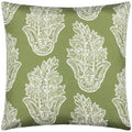 Olive - Front - Paoletti Kalindi Paisley Outdoor Cushion Cover