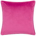 Fuchsia - Back - Furn Shiitake Happens Velvet Piped Cushion Cover