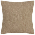 Toffee-Nougat - Front - Hoem Tiona Woven Jacquard Square Cushion Cover