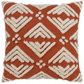 Pecan - Front - Yard Taya Tufted Cushion Cover