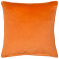 Orange - Back - Furn Marttel Jacquard Geometric Cushion Cover