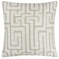 Ecru - Front - Hoem Lauder Jacquard Cushion Cover