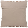 Taupe - Back - Yard Calvay Chunky Textured Cushion Cover