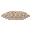 Taupe - Side - Yard Calvay Chunky Textured Cushion Cover