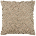 Taupe - Front - Yard Calvay Chunky Textured Cushion Cover