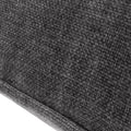 Charcoal - Side - Yard Heavy Chenille Reversible Cushion Cover