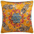 Gold - Front - Wylder Tropics Tigerscope Piped Velvet Cushion Cover