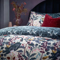 Dusky Blue - Back - Furn Midnight Reversible Panther Duvet Cover Set