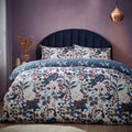 Dusky Blue - Front - Furn Midnight Reversible Panther Duvet Cover Set