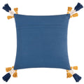 Royal Blue - Back - Wylder Regal Embroidered Leopard Cushion Cover