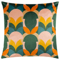 Peach-Pine - Front - Heya Home Raeya Art Deco Cushion Cover