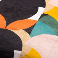 Peach-Black - Lifestyle - Heya Home Raeya Art Deco Cushion Cover