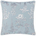 Blue - Front - Wylder Sophia New Floral Jacquard Cushion Cover