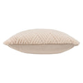 Cream - Side - Paoletti Sonnet Faux Fur Cut Cushion Cover