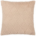 Cream - Front - Paoletti Sonnet Faux Fur Cut Cushion Cover