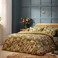 Sage - Front - Wylder House Of Bloom Poppy Floral Duvet Cover Set